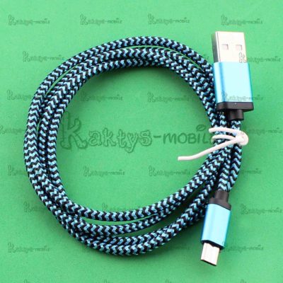 Голубой USB+Micro USB вариант 9 от компании http://www.кактусмобайл.com