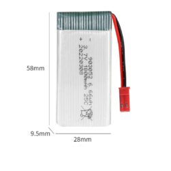 Аккумулятор, батарея LiPo 903052 3.7В, 25C, емкость 1800 mAh, разъем JST. Силовой, высоко токовый АКБ. Купить в Кактус-Мобайл