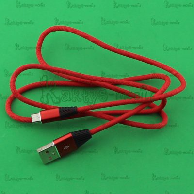 Кабеля Micro USB Ver 24 2A, Micro USB Ver 24 шнурки красный, провод Micro USB Ver 24.