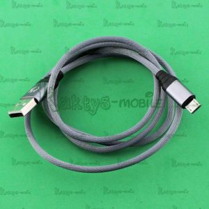 Кабеля Micro USB Ver 13 2,24A, Micro USB Ver 13 шнурки серый, провод Micro USB Ver 13.