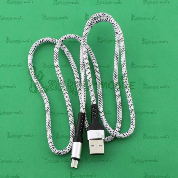 Кабеля Micro USB Ver 11 2A, Micro USB Ver 11 шнурки серо-черный, провод Micro USB Ver 11.