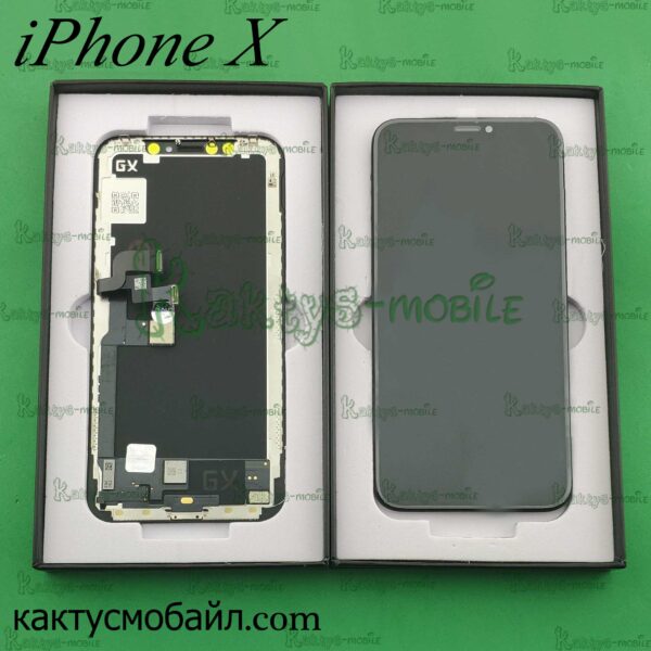 Заказать черный дисплейный модуль (дисплей + сенсор) iPhone X.