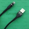 Кабель USB + Lightning Ver 59, черный, нейлон