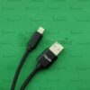 Кабель USB + Lightning Ver 68, черный, нейлон