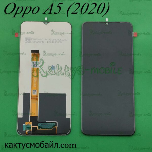 Заказать черный дисплейный модуль (дисплей + сенсор) OPPO A5 (2020).