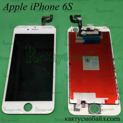 Заказать белый дисплейный модуль (дисплей + сенсор) Apple iPhone 6S.