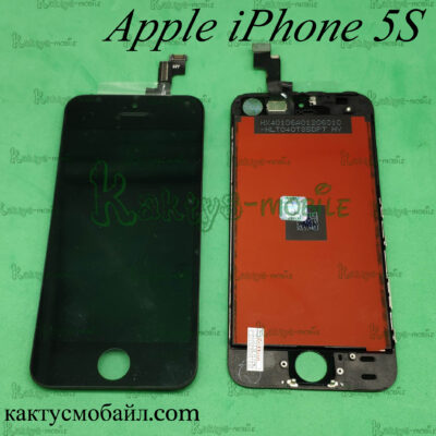 Заказать черный дисплейный модуль (дисплей + сенсор) Apple iPhone 5S.