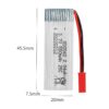 Аккумулятор элемент высоко токовый LiPo 802042 3.7V, 25C, емкость 550 mAh, разъем JST. Купить, заказать в Кактус-Мобайл